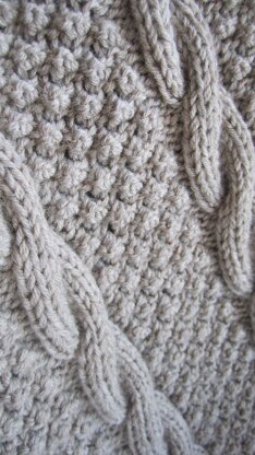 Blackberry Cables Throw/blanket/afghan Knitting pattern by ...