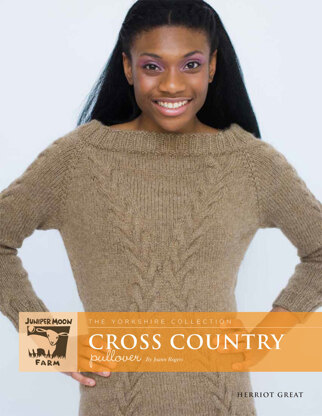 Cross Country Pullover in Juniper Moon Farm Herriot Great - Downloadable PDF