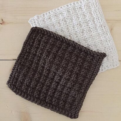 Waffle Stitch Dishcloth - knitting pattern