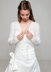 Bridal knit cardigan with cord