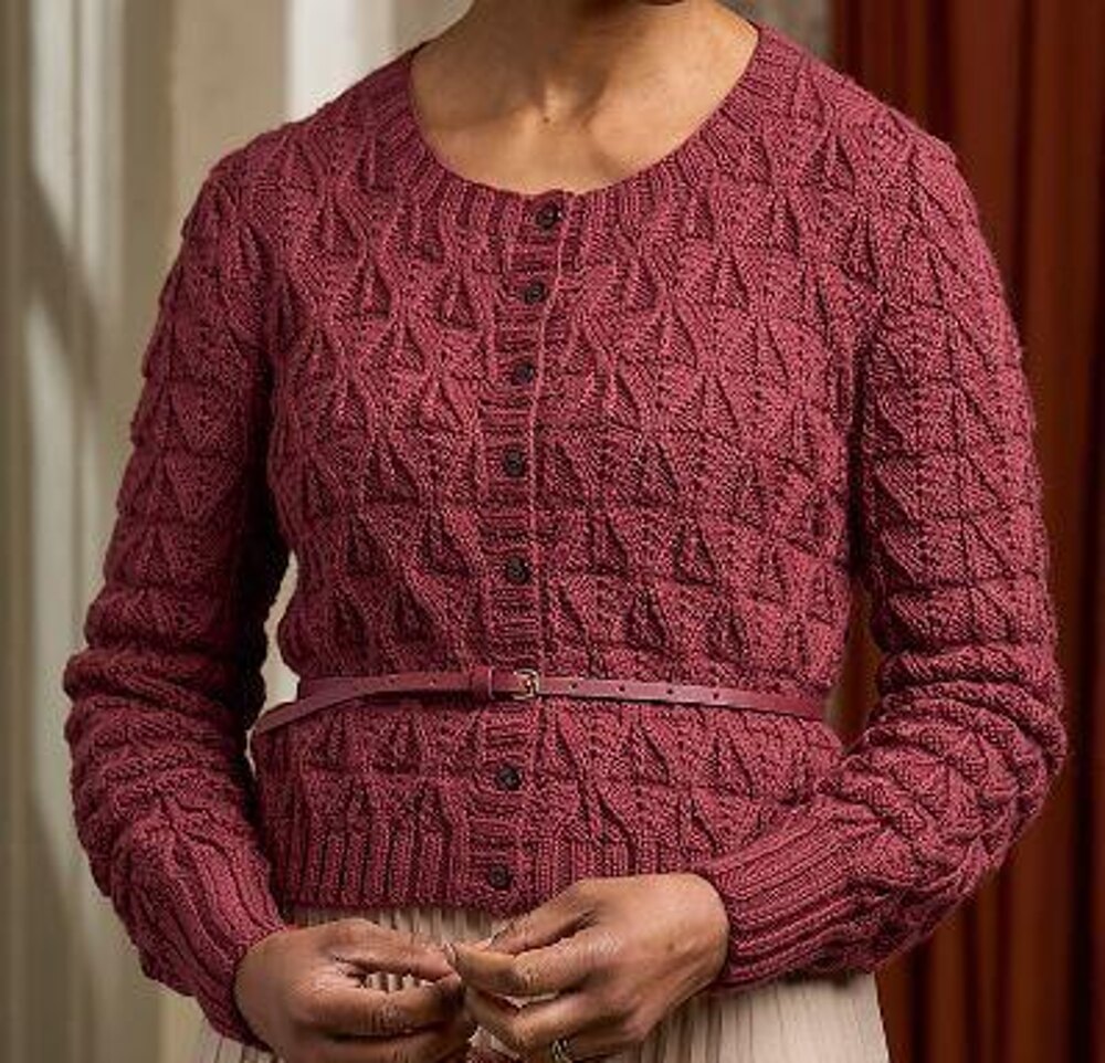 Burgundy lace cardigan best sale