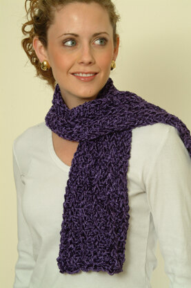 Luscious Scarf in Plymouth Yarn Sinsation - F105 - Downloadable PDF