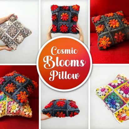 Cosmic Blooms Pillow
