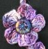 Violet Flower Necklace