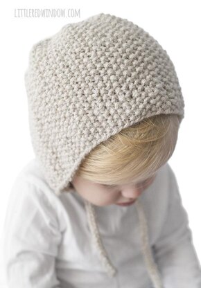 Seed Stitch Bonnet