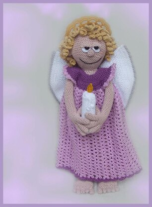 Guardian Angel Hope amigurumi doll