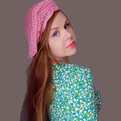 Crochet French Coquette Beret Pattern