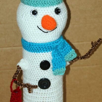 Snowman Pot Cover