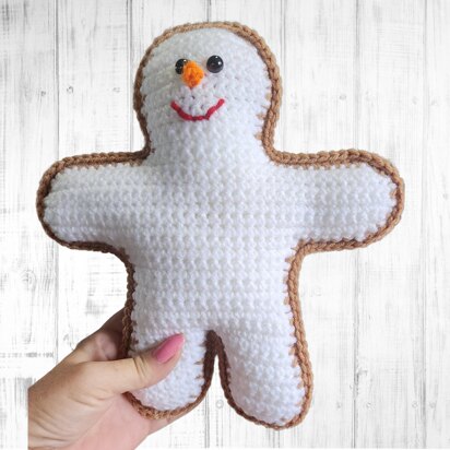 Gingerbread Snowman Cuddler