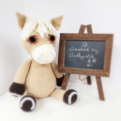 Crochet Amigurumi Toy Horse Biscuit