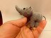 Amigurumi mini baby elephant