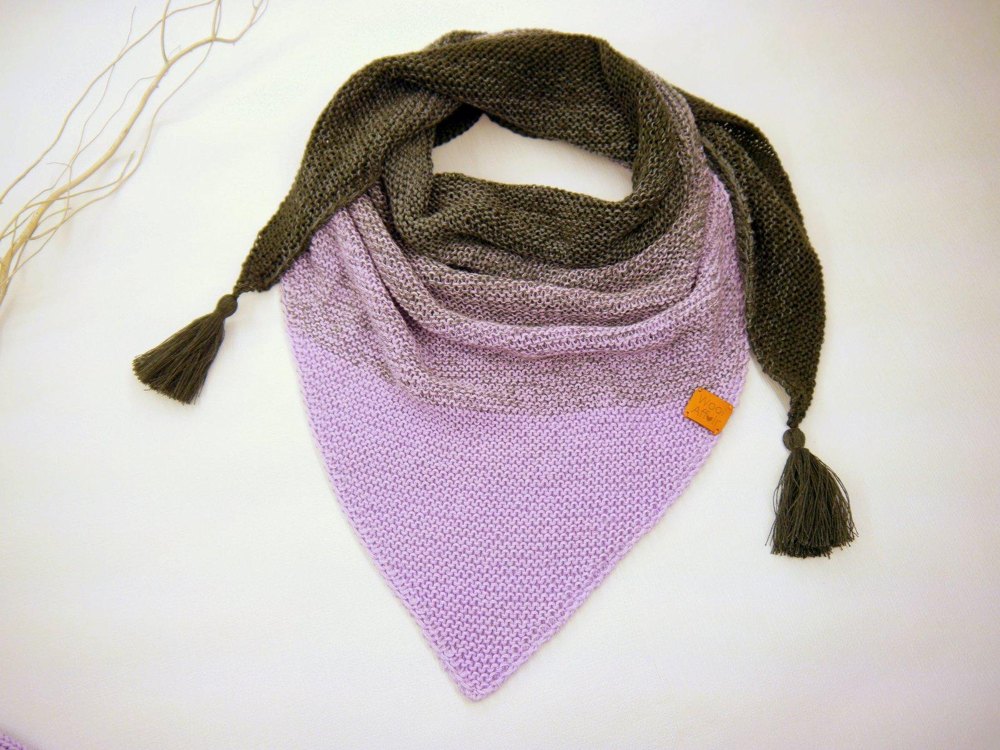 Dreieckstuch Schachenmayr Catania Anleitung Dreieckstuch