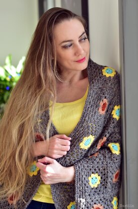 Ulla crochet blanket cardigan