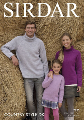 Sweaters in Sirdar Country Style DK - 7825- Downloadable PDF