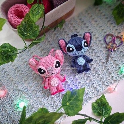 Lilo, Scrump and Stitch amigurumi pattern