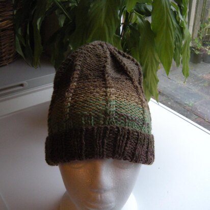Twisted Stitch  Beany - knitting pattern