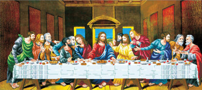 Needleart World The Last Supper No-Count Cross Stitch Kit - 91cm x 41cm