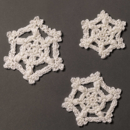 1285K - Snowflakes - Decorations Knitting Pattern for Christmas in Valley  Yarns Valley Superwash Sport by Valley Yarns