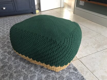 Recover pouf footstool - square