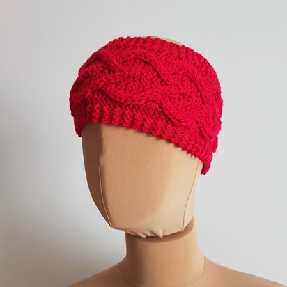 I love Cables Headband Knitting Pattern