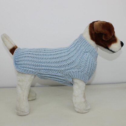 Simple Fishermans Rib Dog Coat