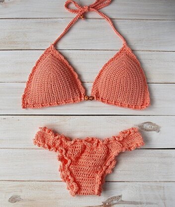The Crochet Bikini - Red