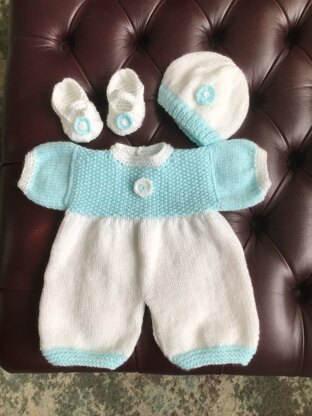 Springtime Romper set for tiny Baby