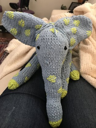 Noahs Ark - Elephants in Sirdar Snuggly Baby Bamboo DK