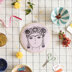 Cotton Clara Jane Foster Frida Hoop Embroidery Kit - 20cm 