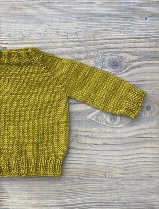 Top Down Simple Malabrigo Jumper