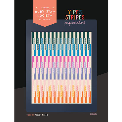 Moda Fabrics Yipes Stripes Quilt - Downloadable PDF