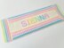 EASY Personalised Summer Rainbow Baby Blanket