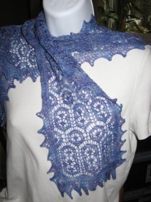 Many Shields Shetland Lace Scarf