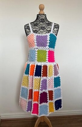 Granny Square Dress