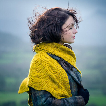 Ingwer Scarf in The Fibre Co. Cumbria Fingering - Downloadable PDF