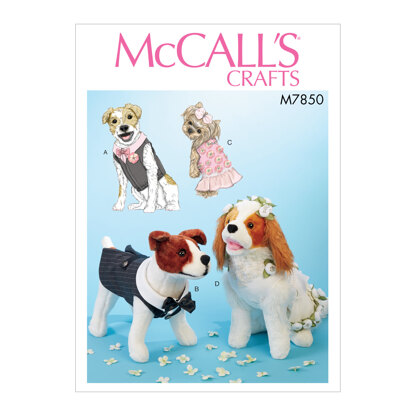 McCall's Pet Clothes M7850 - Paper Pattern, Size One Size