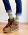 Totally Rad Ribbed Socks