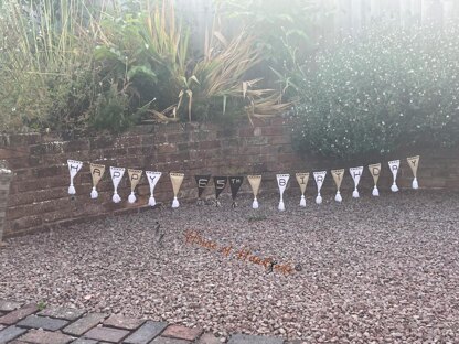 Personalised Interchangeable Bunting Knitting Pattern