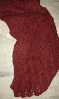 Knitted Alpaca Lace Scarf
