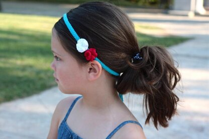 Summer Girl - knitted headband