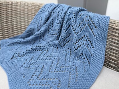 Chevron Cuddle Baby Blanket