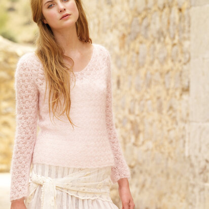 Fancy Jumper in Rowan Kidsilk Haze - ZM72-00036-DEP - Downloadable PDF