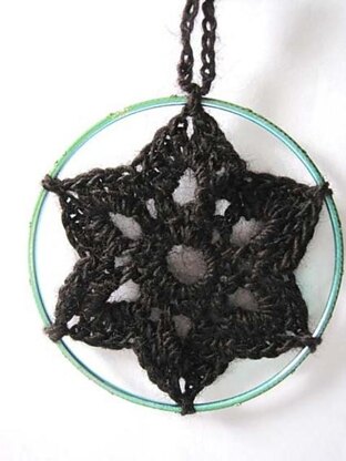 Christmas Crocheted Star Decoration