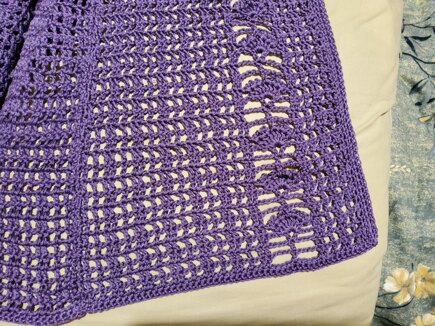 Ladies Lacey Crochet Summer Cardigan #2