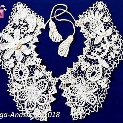 Lace vintage detachable collar