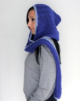 Pixie Hooded Scarf Crochet pattern by Michele C | LoveCrafts