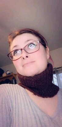 Knit look Neck Warmer