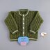 Luke Baby Cardigan & Hat 20" chest knitting pattern