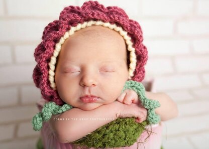 Flower Baby Bonnet