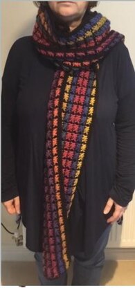 Easy Peasy Rainbow Scarf (US)